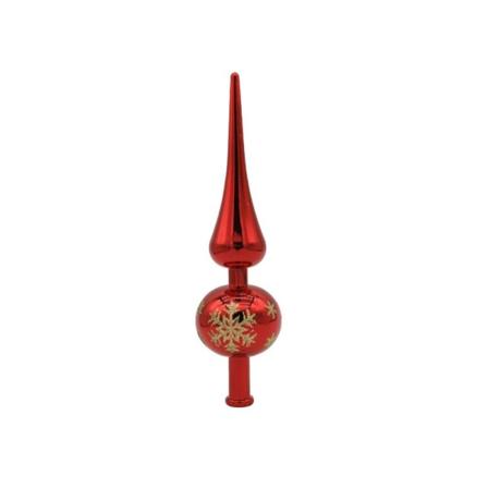 Christmas Tree Topper Julgransprydnad RÖD red