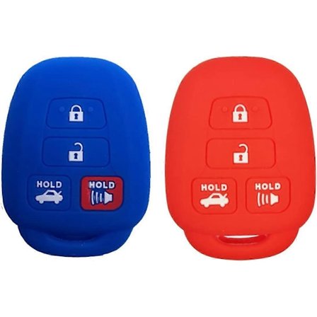 2 kpl Avaimenperän suojakotelo Lompakkopidike vuosien 2016 2017 2018 2019 Toyota Corolla SE Camry SE LE Highlander RAV4 Avalon Venza Sequoia HYQ12B -