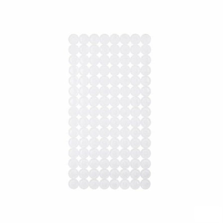 Antiskridmåtte til bruser - Berilo - Pakke med 6 - PVC - Hvid - 68x1x36 cm - Multifarvet - Antiskrid