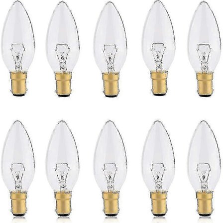 B15-lamput, 10 kpl Himmennettävä 2700K 260 lumenia Lämmin valkoinen Pieni bajonettikanta_Yllätyslahja