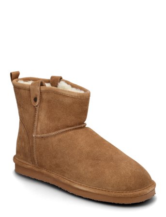 Biasnowman Short Boot Suede Brown Bianco