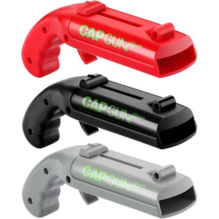 3 kappaleen olutpullonavaaja, pistoolin muotoinen pullonavaaja, hauska laukaisin