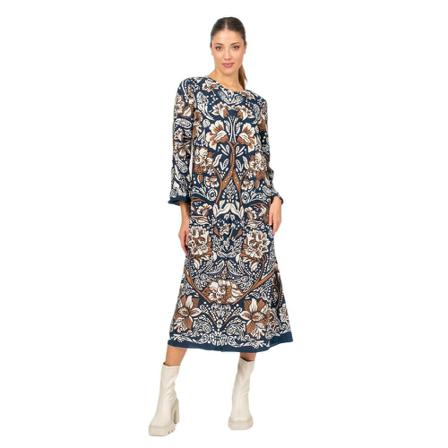 Max Mara Midi Kjole Blå, Dame