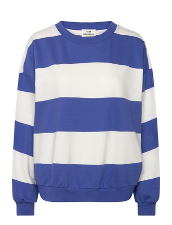 Mads Nørgaard | Airy Sweat Stripe Denver Sweatshirt | S