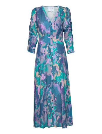 Tamira Dress 2 Maxikjole Festkjole Blå Minus