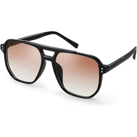 IC Retro Firkantede Aviator Solbriller Kvinder Mænd 70'erne Vintage Trendy Plastramme Solbriller