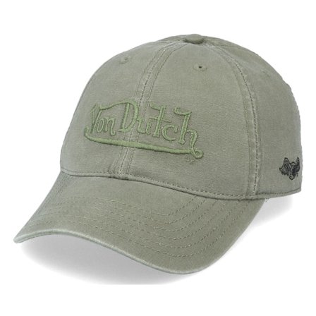 Von Dutch - Vert unconstructed Casquette - Forest Green Dad Cap @ Hatstore