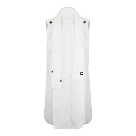 Elisabetta Franchi Short Kjole Hvid, Dame