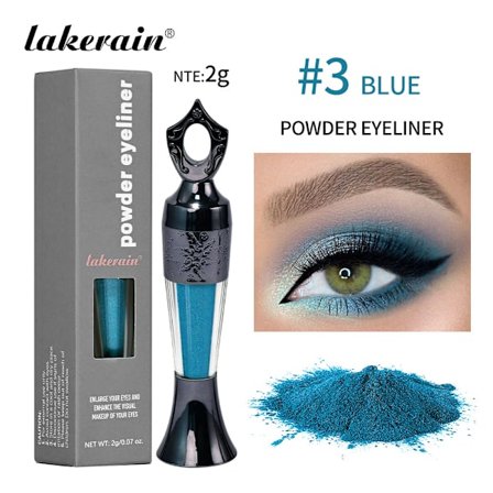 Pudder Eyeliner - 100% Naturlig Eyeliner i Egyptisk Stil med en pudderformel som kan brukes direkte.