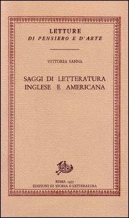 Saggi di letteratura inglese e americana Vittoria Sanna