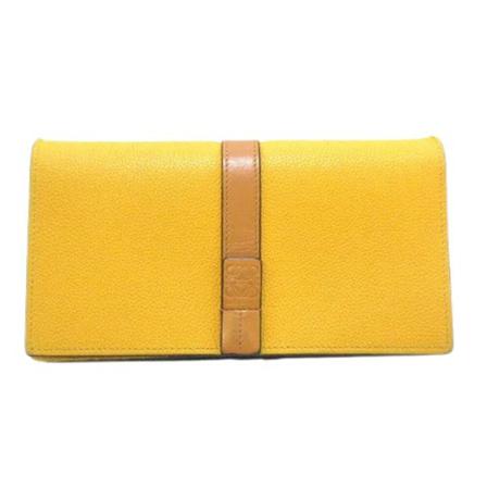 Loewe Pre-owned, Wallet Geel, Dames, Maat:ONE Size