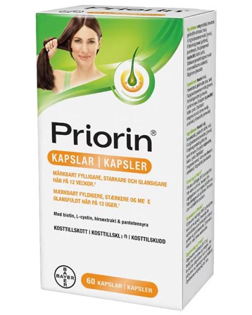 Priorin kosttilskudd kaps