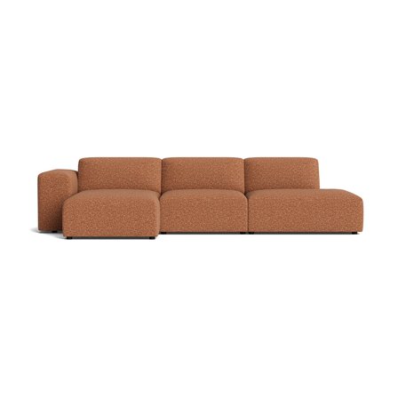 Soma chaiselong sofa, venstrevendt | Open end - Puente Brun Terracotta - 336x147x75 - Sofa, chaiselong