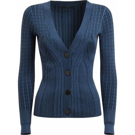 Guess Vest , Blauw , Dames , Maat: XS