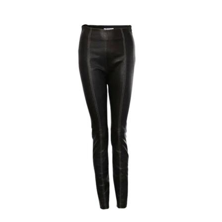 Alexander Wang Pre-owned, Pre-owned Leatherbottoms Zwart, Dames, Maat:S,leer