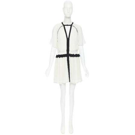 Isabel Marant Pre-owned, Pre-owned Cotton dresses Wit, Dames, Maat:L,Katoen
