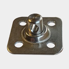 Svirvelplatta rostfri 35 x 35 mm