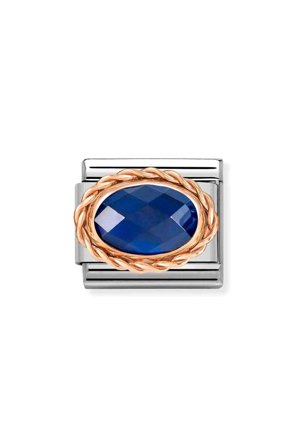 HARD STONES 18k Gold Twisted setting and 9k Gold Blue