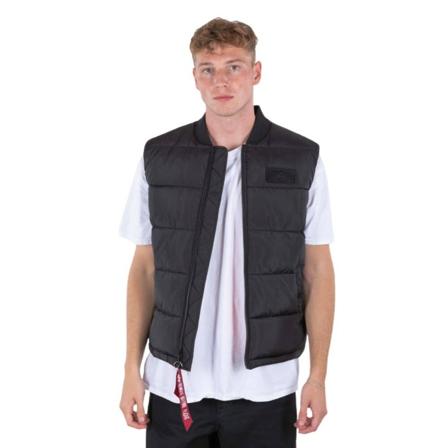 Alpha Industries, Vests Zwart, Heren, Maat:M,polyester