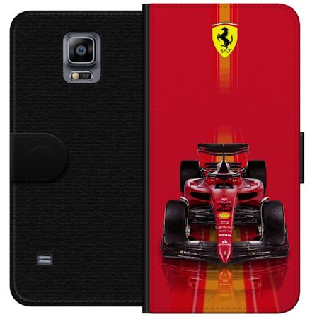 Yhteensopiva Lompakkokotelo Samsung Samsung Galaxy Note 4 Ferrari Formula 1 -auto ikonisessa punaisessa muotoilussa urheilullisella tarkkuudella