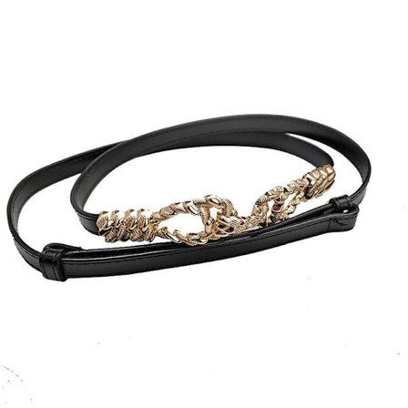 Bælte Dame Tyndt Bælte Ægte Læder Niche Dekorativ Talje Justerbar Kjole Bælte Taljekontrol Kvinder