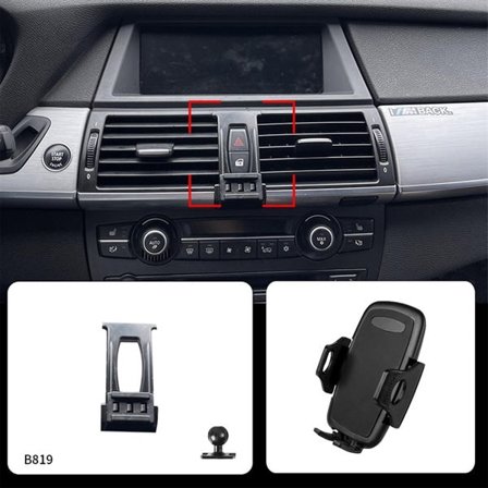 Puhelinteline BMW X5 / X6 2008–2013 – mallikohtainen kiinnitys ilman porausta