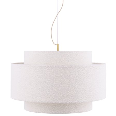 Globen Lighting Noah Bouclé pendellampa 70 cm, vit | Inredning > Lampor > Lampa | Bagaren och Kocken