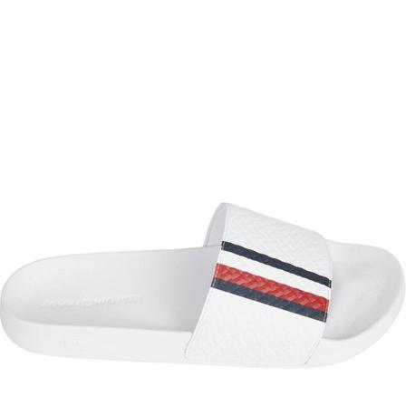 Tommy Hilfiger Pool sliders vit, Herr Loafers, Herr, Storlek: 42 EU