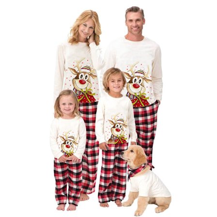 Julepyjamas for hele familien - Matchende sett for jul