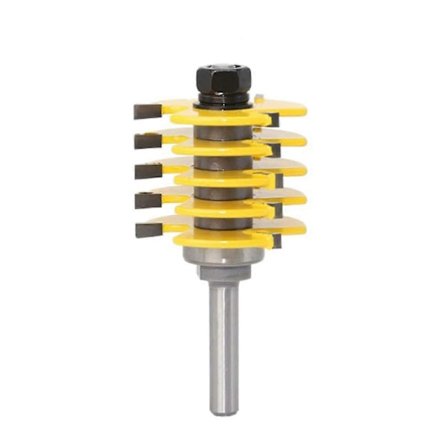 Justerbar fingerskarvfräs 8mm hårdmetallmejsel skaft professionella träbearbetningsverktyg