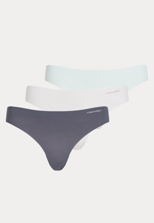 Calvin Klein Thong 3pk Shark/Wind Chime/Moonlight Jade Klær