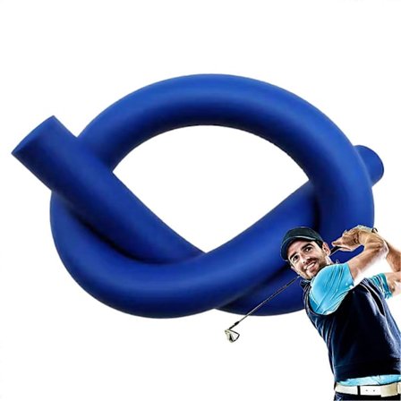 Golf Swing Training Aid Eva Golf -harjoitusväline, kannettava, mukava muotoilu, swing-harjoitustikku, sininen (FMY)