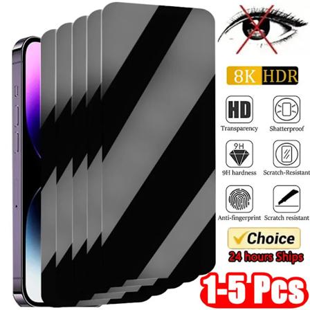 1-5 kpl Näytönsuojat iPhone 15 12 14 Pro Max Mini 7 8 Plus Antispy-Karkaistu Lasi iPhone 15 12 14 Pro iPhone 11 Pro Xsmax Xr For iPhone 11Pro Max