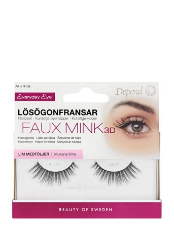 Depend Cosmetic Lösögonfrans Confidence - Nude - ONE SIZE