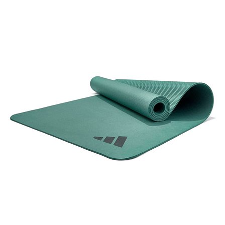 Adidas Premium Yogamåtte Grøn 5 mm, Sport & Velvære, Træningsmåtter, Yogamåtter