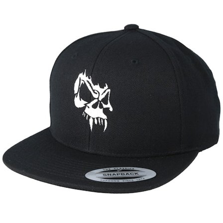 Tattoo Collective - Noir snapback Casquette - Angry Skull Black Snapback @ Hatstore
