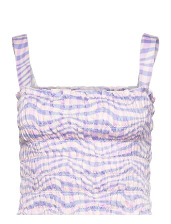 Vega Top Bluse Ermeløs Rosa Twist & Tango*Betinget Tilbud