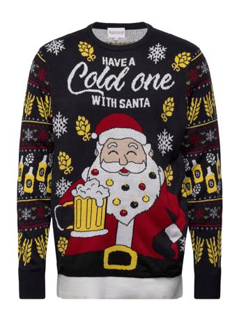 Have A Cold With Santa Christmas Jumper Pullover Multi/mønstret Christmas Sweats*Betinget Tilbud