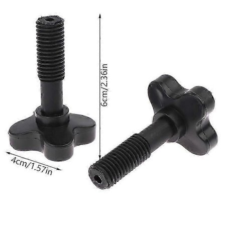 Skruer Fikser Plastskruer Pålitelige og Stødige Svarte Plastskruebolter For Din Hagehuske Stol Baldakin..