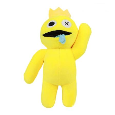 Rainbow Friends utstoppede dyr leker blå monster myk plysj