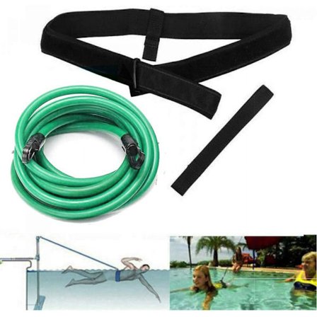 Simband för Pool Justerbar Simtränare Simmotståndband för Barn Vuxna 4M Simträning Band Lämpligt för Alla Pool