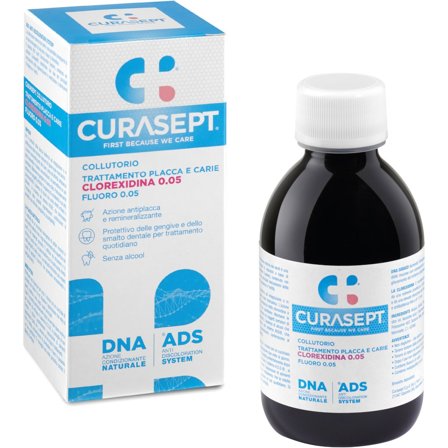 Curasept Collutorio 0,05% ADS + DNA 200ml Antiplacca/Carie