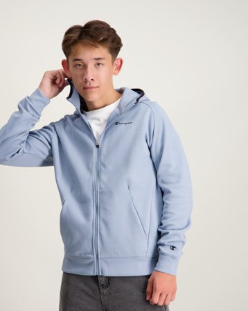 Champion Full Zip Hoodie Sweatshirt Blau Hoodies/Kapuzenpullover Jungen - Kids Brand Store