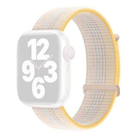 KALEBOL Nylon Watch Band Apple Watch Series 10 42mm Håndledsrem - Stjernelys
