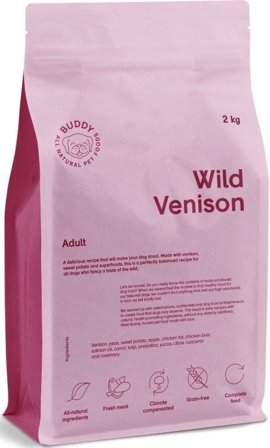 Buddy Wild Venison koiranruoka, 2 kg