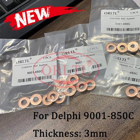 4 KPL Diesel-suuttimen kuparirenkaita F00VC17506 9001-850C 1,5 mm Tiiviste 2,5 mm 3 mm F00VC17503 Bosch/DENSO/DELPHI-aluslevylle 8 mm Polttoaine