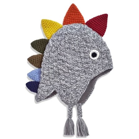 Baby neulottu hattu Virkattu Baby hattu GREY L