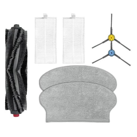 Til Midea VCR21LDSW / Midea M6 Robotstøvsuger Hoved Sidebørste Moppefilter Udskiftninger