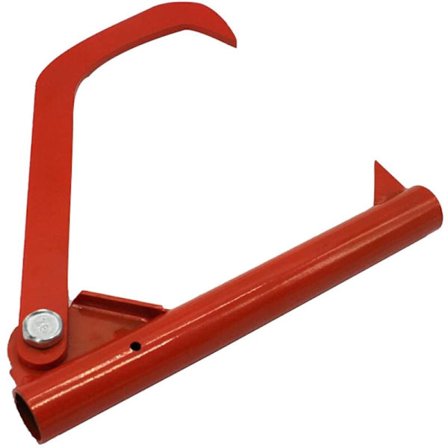 Puutavaran käsittelyyn tarkoitettu työkalu, tukin kääntäjä, teräksinen tukin käsittelyyn tarkoitettu työkalu, koukku, kaatovipu, tukin käsittelyyn 