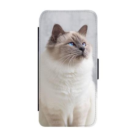 Katt Helig Birma iPhone 13 Plånboksfodral multifärg one size